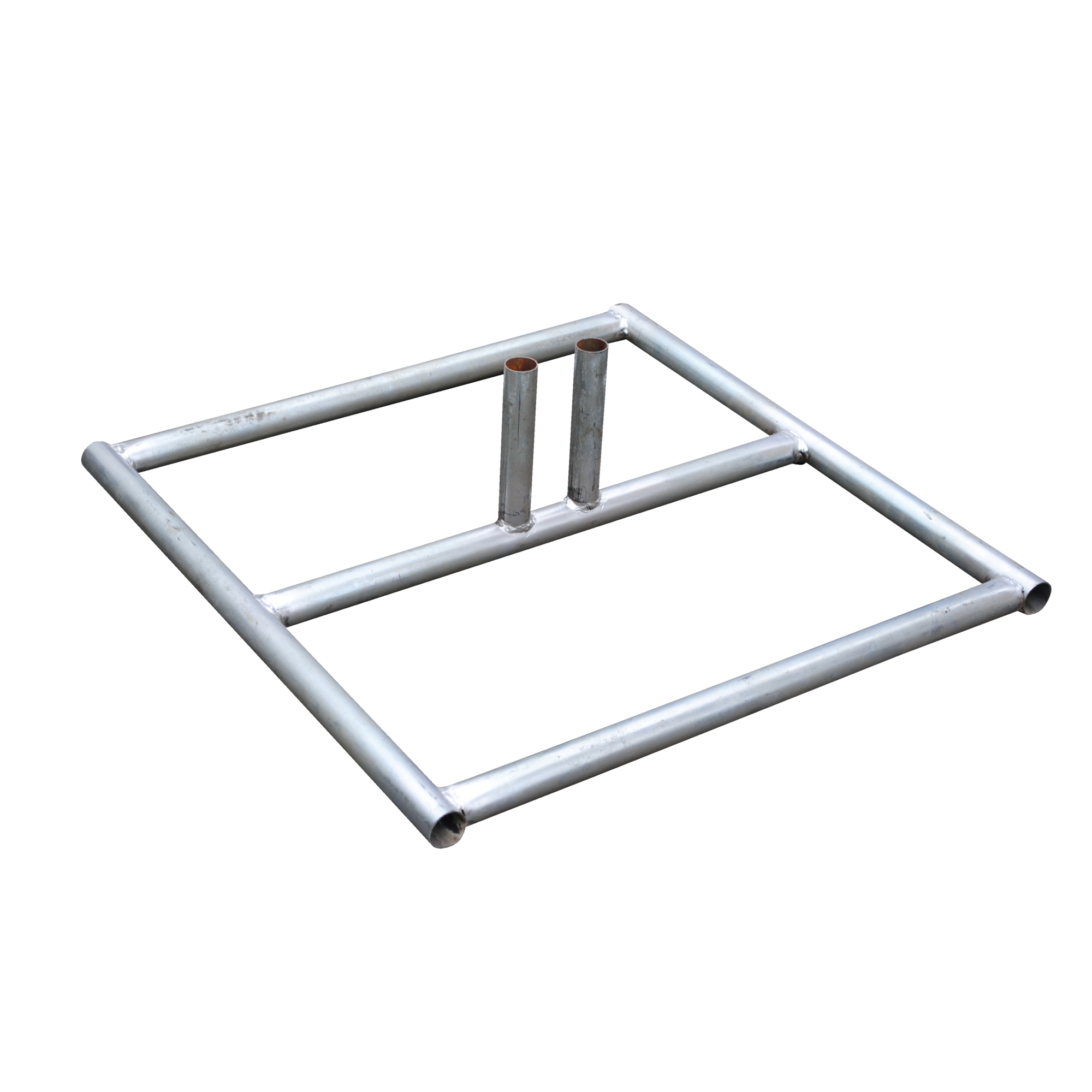 Vestil Construction Barrier Base - 24in., Gray, Model# HRAIL-BASE